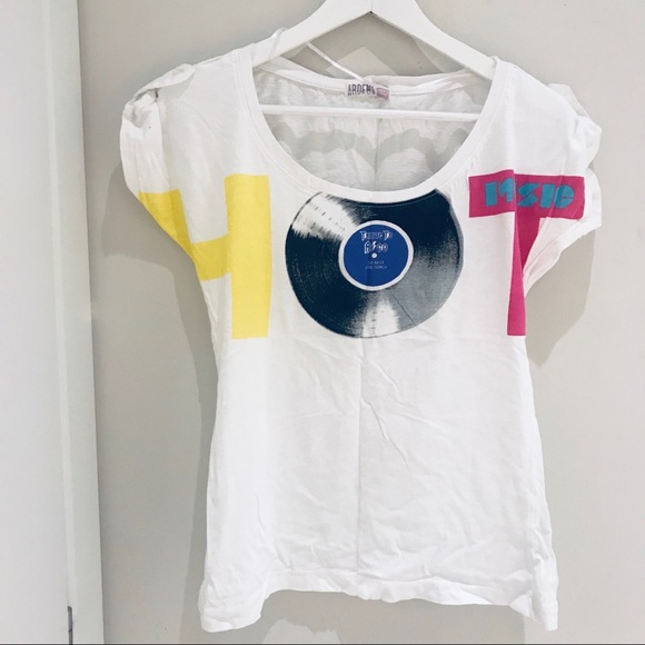 Tops - TShirt AC/DC Vinyl Size S NEW